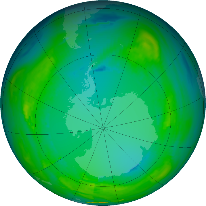 Ozone Map 1980-08-03